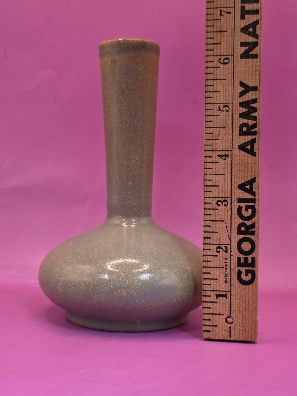 Chinese Glazed Porcelain Vase Marked - Picture 8 of 11